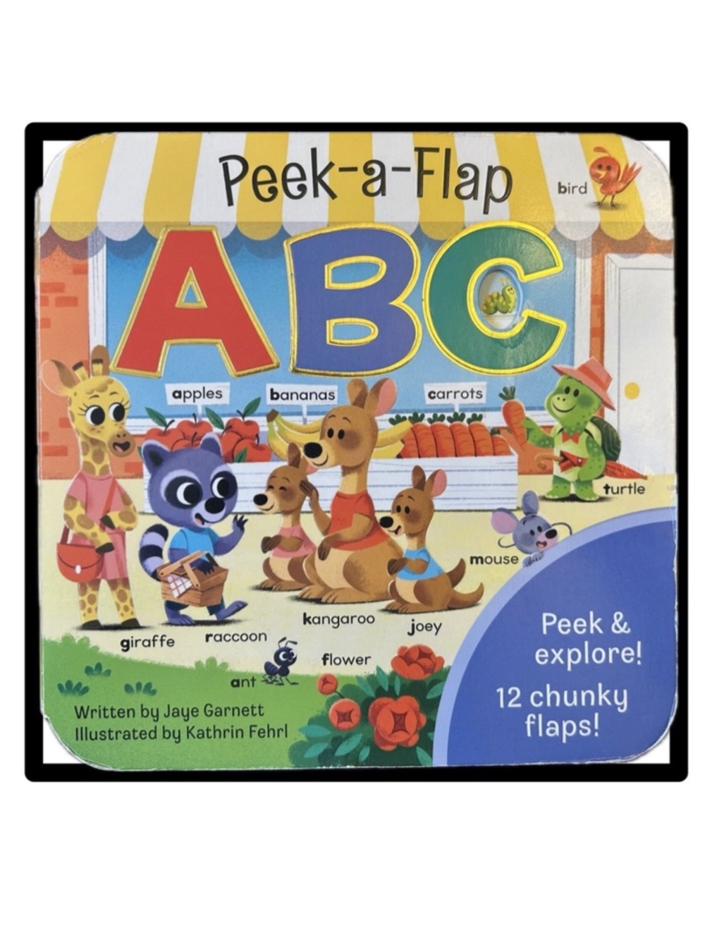 BUNDLE & SAVE🎉 Peek-a-Flap ABC Chunky Board Book